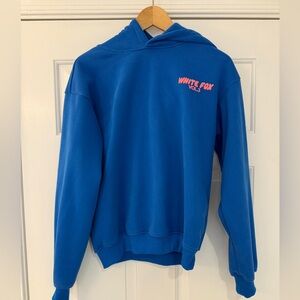 White Fox Blue Hoodie Women’s XS/S